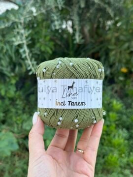 Lina Yarn İnci Tanem 103 Hakiyeşil