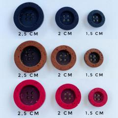 Taş Eskitme Düğme (2 cm)