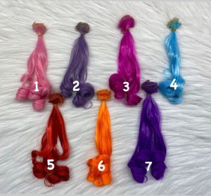 Sentetik Bukleli Saçlar