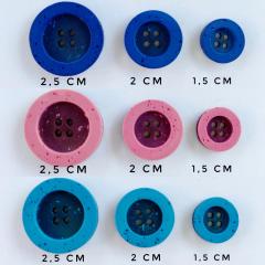 Taş Eskitme Düğme (1.5 cm)