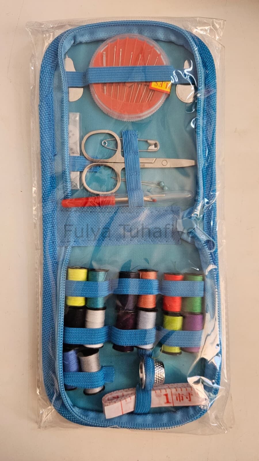 Cüzdanlı Dikiş Seti mavi