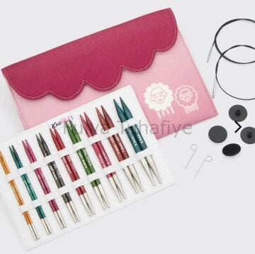 Knitpro Dreamz Deluxe Misinası Değiştirilebilir Şiş Seti 13 cm