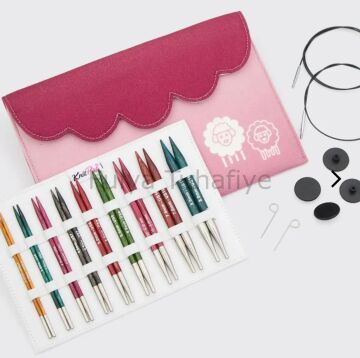 Knitpro Dreamz Deluxe Misinası Değiştirilebilir Şiş Seti 13 cm