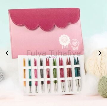 Knitpro Dreamz Deluxe Misinası Değiştirilebilir Şiş Seti 13 cm