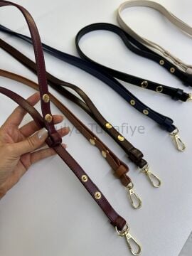 Çıtçıtla Ayarlanabilir Deri Çanta Sapı