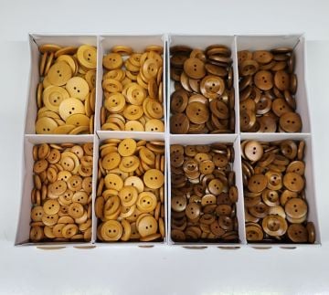 Ahşap  Düğme (Renk ve Boyut seçenekli)