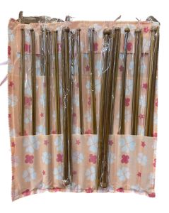 Bez Koruma Kılıflı 18 Adet Bambu 35 cm Şiş Seti