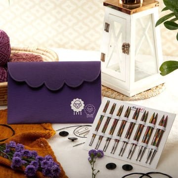 Knitpro Symfonie Deluxe Değiştirilebilir Misinalı Şiş Seti