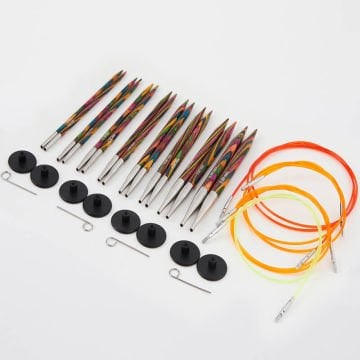 Knitpro Symfonie Deluxe Değiştirilebilir Misinalı Şiş Seti