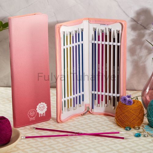 Knitpro Zing Deluxe 35 cm Şis Seti