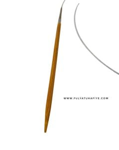 İthal Bambu Uçlu Çelik Misinalı Şiş 100 cm