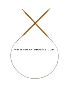 İthal Bambu Uçlu Çelik Misinalı Şiş 60 cm