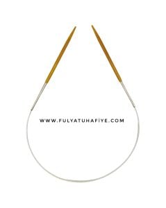 İthal Bambu Uçlu Çelik Misinalı Şiş 40 cm