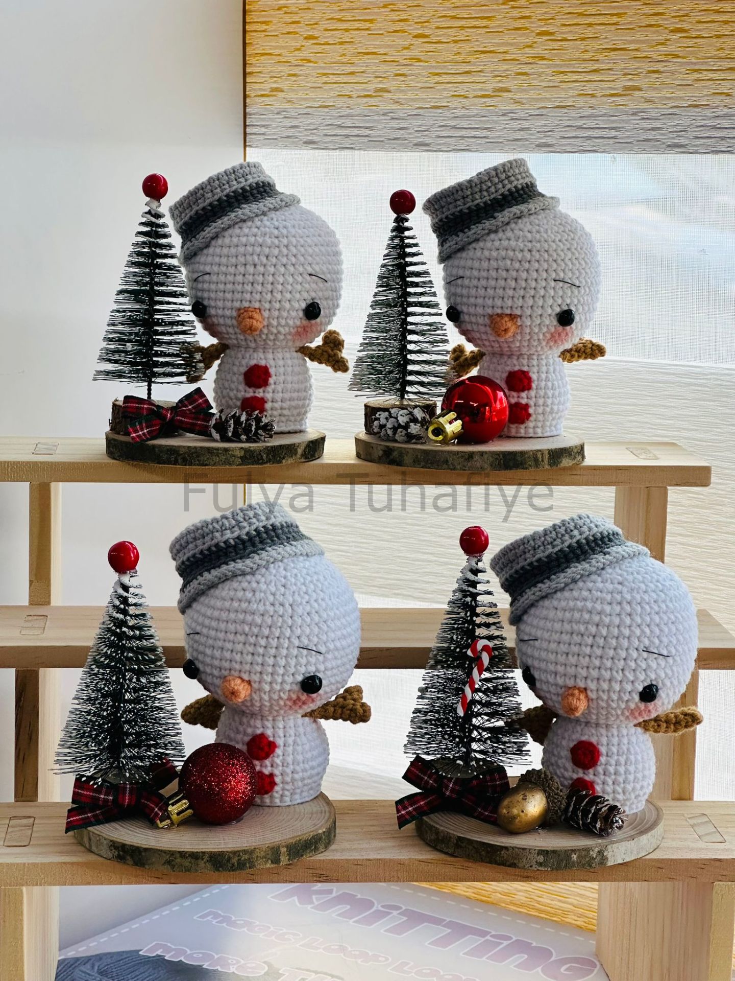 Amigurumi Yılbaşı Dekor Kardanadam