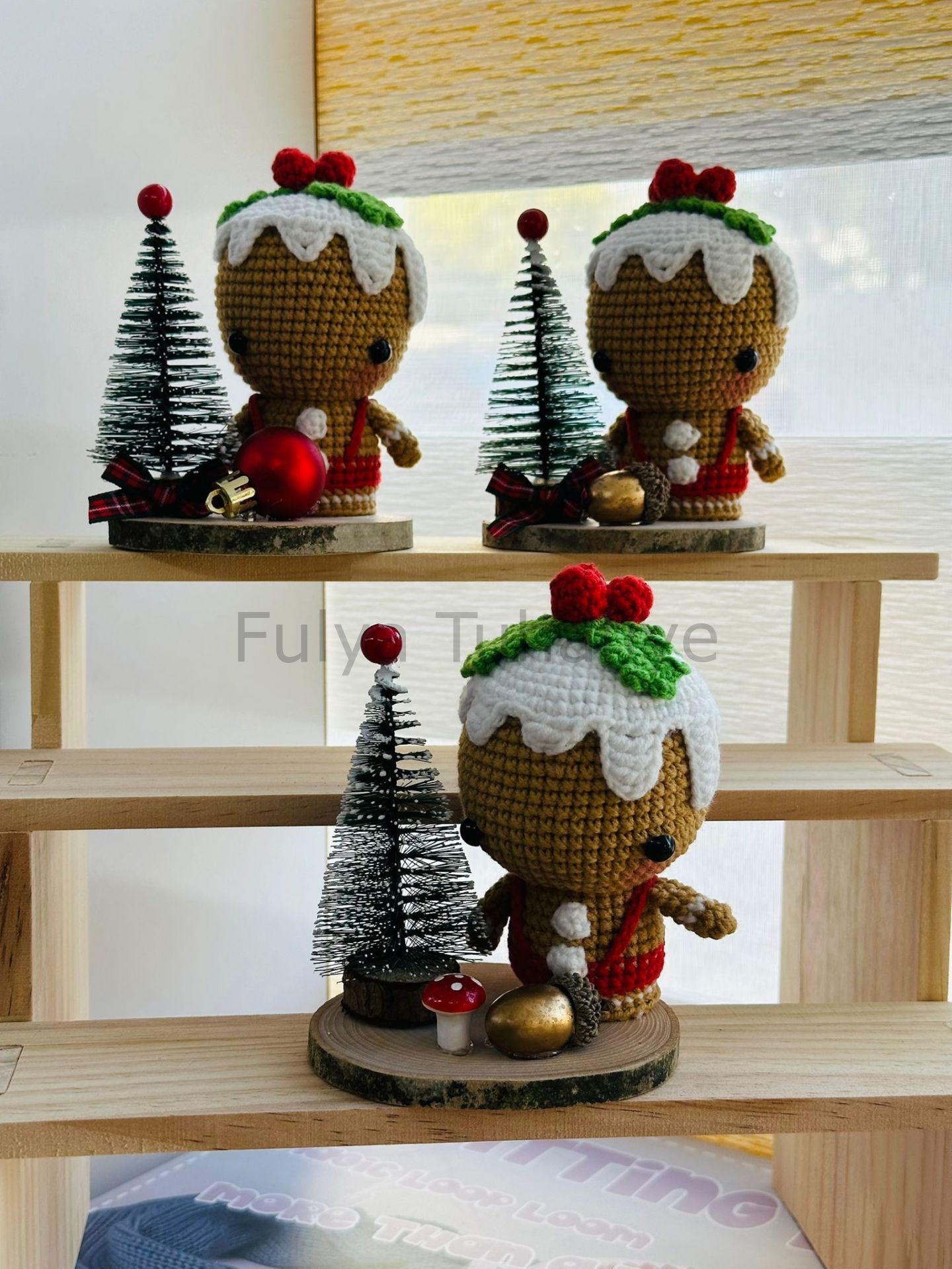 Amigurumi Yılbaşı Dekor Kurabiye Adam