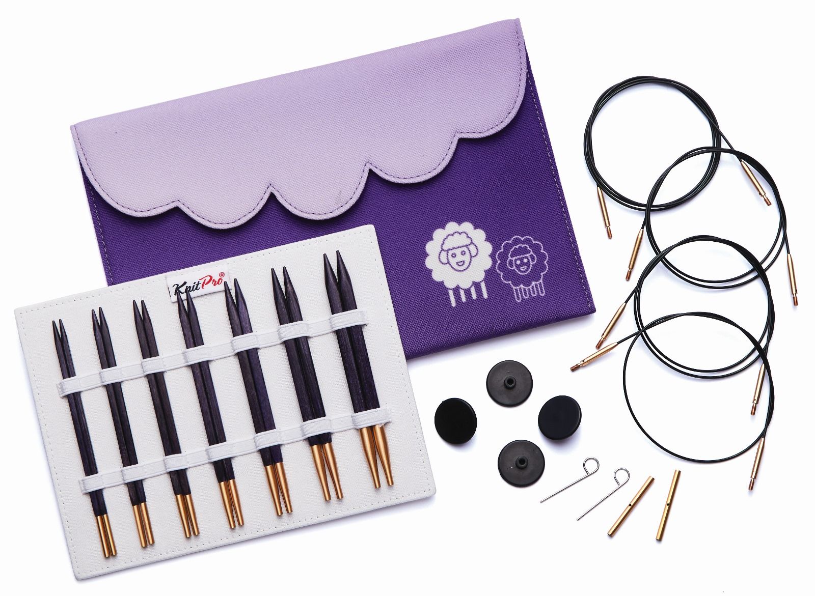 Knitpro Jadore Cubıcs Deluxe Değiştirilebilir Misinalı Şiş Seti