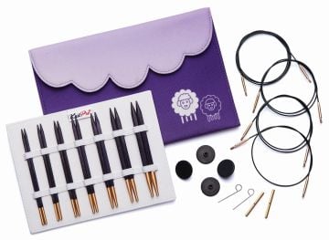 Knitpro J'adore Cubıcs Deluxe Değiştirilebilir Misinalı Şiş Seti