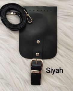 Mini Çanta Kapak Askı Seti Siyah