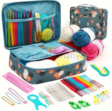 Seyahat Örgü Çantası 21x16 cm (Travel Bag)