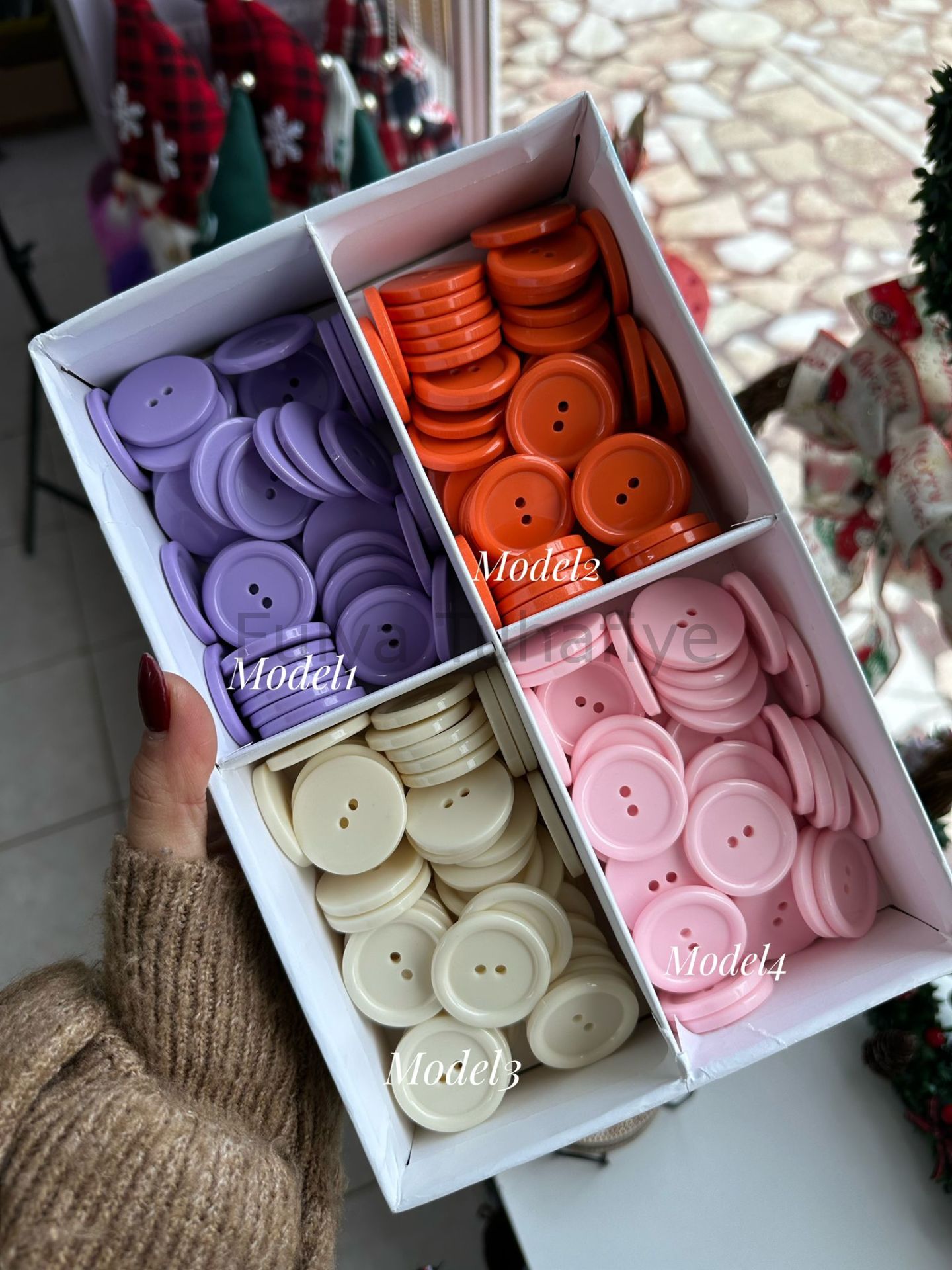 Akrilik 3 cm Düğme