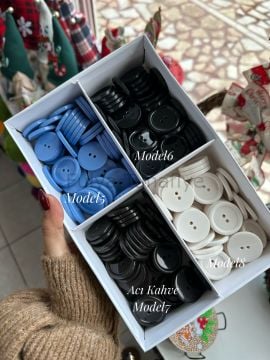 Akrilik 3 cm Düğme