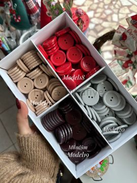 Akrilik 3 cm Düğme