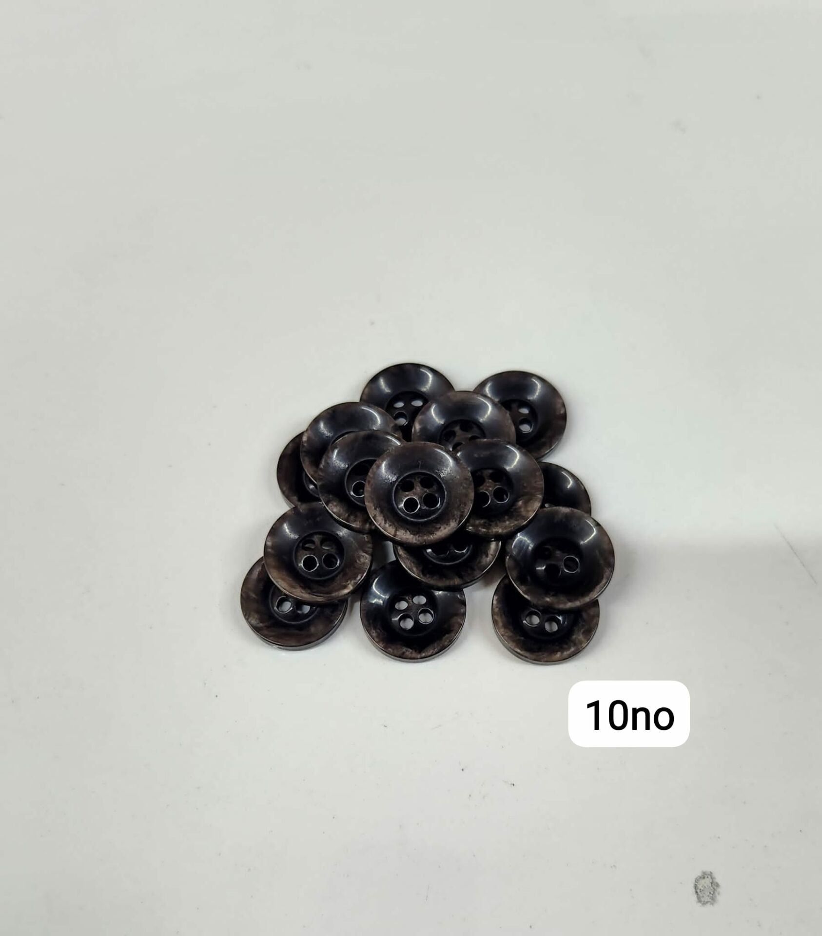 Sedef Görünümlü Polyester Düğme (2 cm) 10 No
