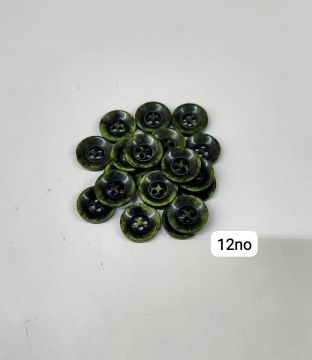 Sedef Görünümlü Polyester Düğme (2 cm) 12 No