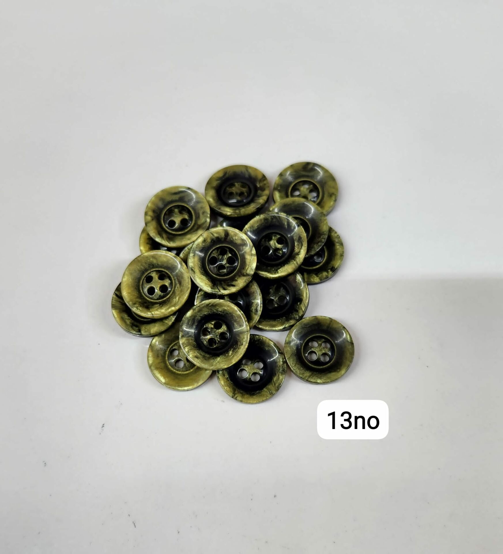 Sedef Görünümlü Polyester Düğme (2 cm) 13 No