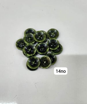 Sedef Görünümlü Polyester Düğme (2 cm) 14 No