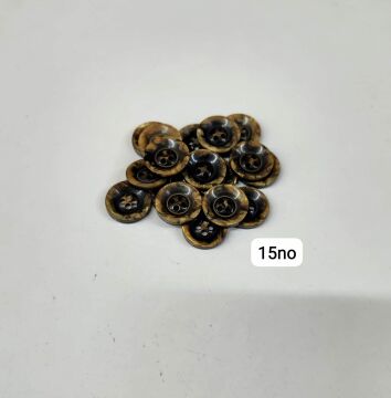 Sedef Görünümlü Polyester Düğme (2 cm) 15 No