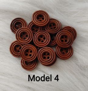 Ahşap Ceviz 1,5 cm Düğmeler Model 4