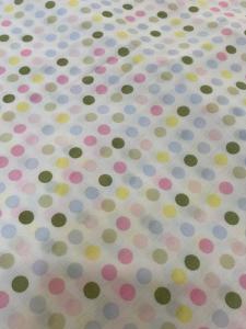 Renkli Puantiyeli 70x 150 cm Poplin Kumaş