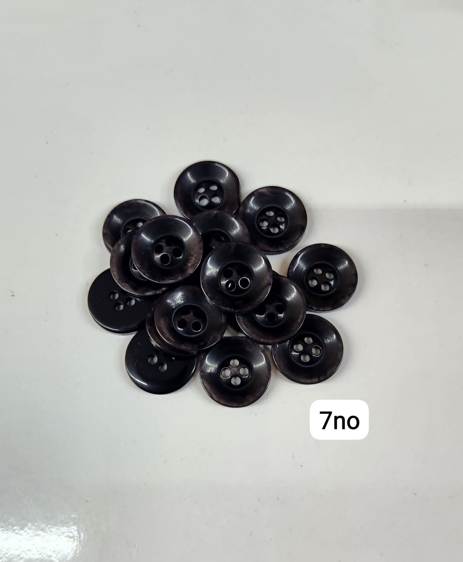 Sedef Görünümlü Polyester Düğme (2 cm) 7 No
