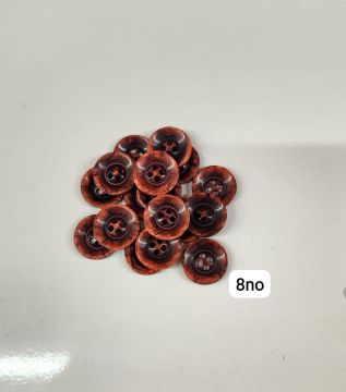 Sedef Görünümlü Polyester Düğme (2 cm) 8 No