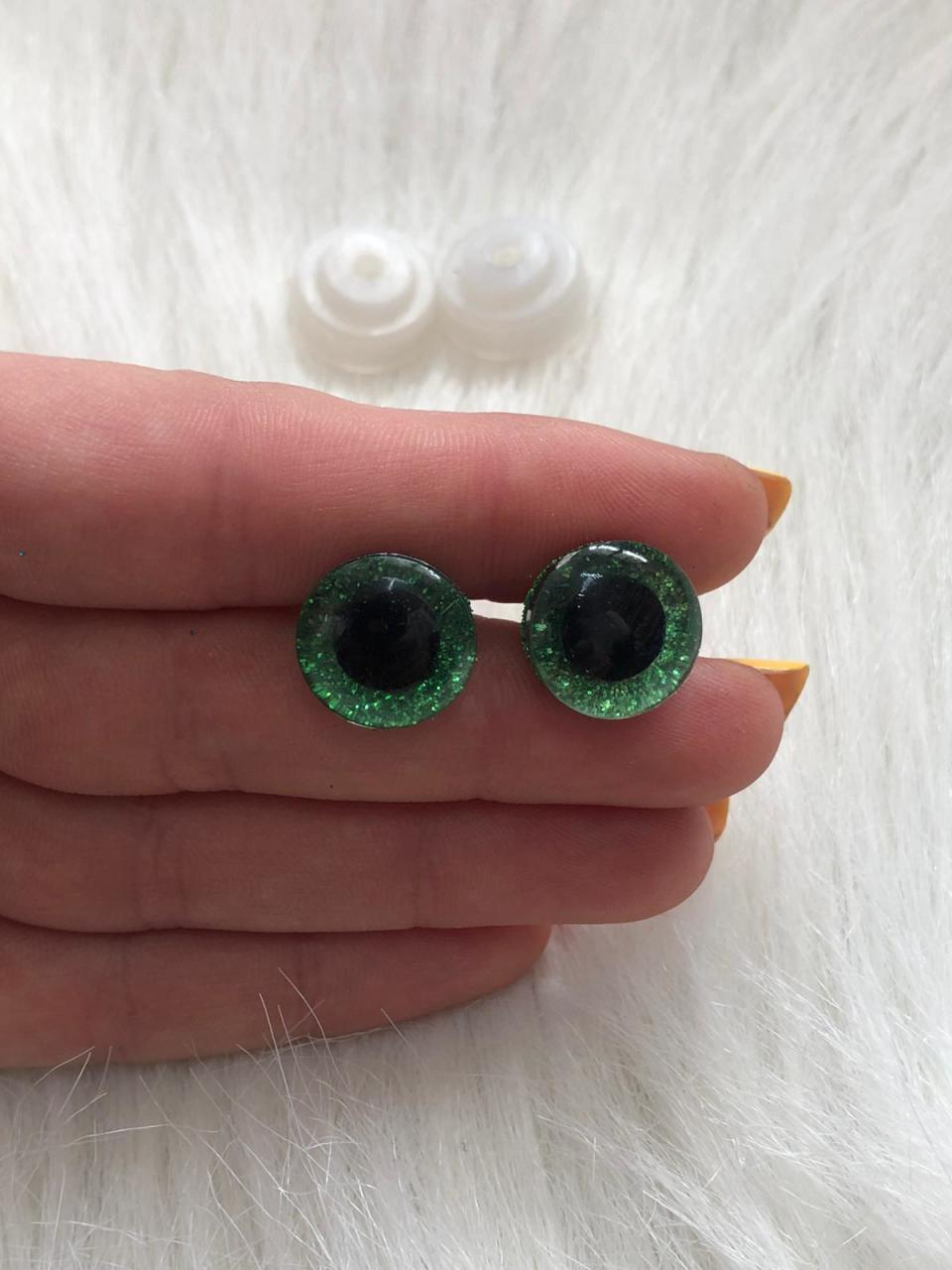 14 mm Simli Yeşil Göz