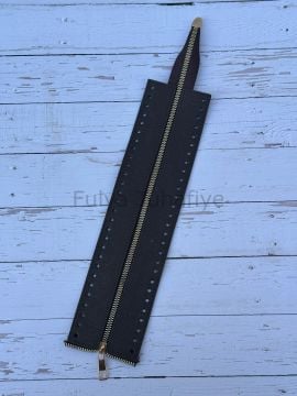 Dikilebilir Deri Fermuar