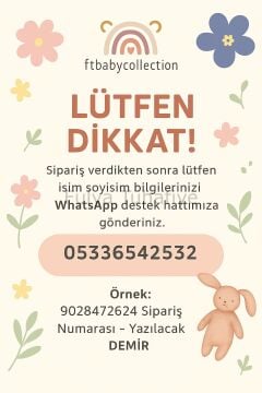 4 Katlı Müslin Kumaş Kişiselleştirilebilir Isim Nakışlı Bebek Battaniyesi 100X110 CM