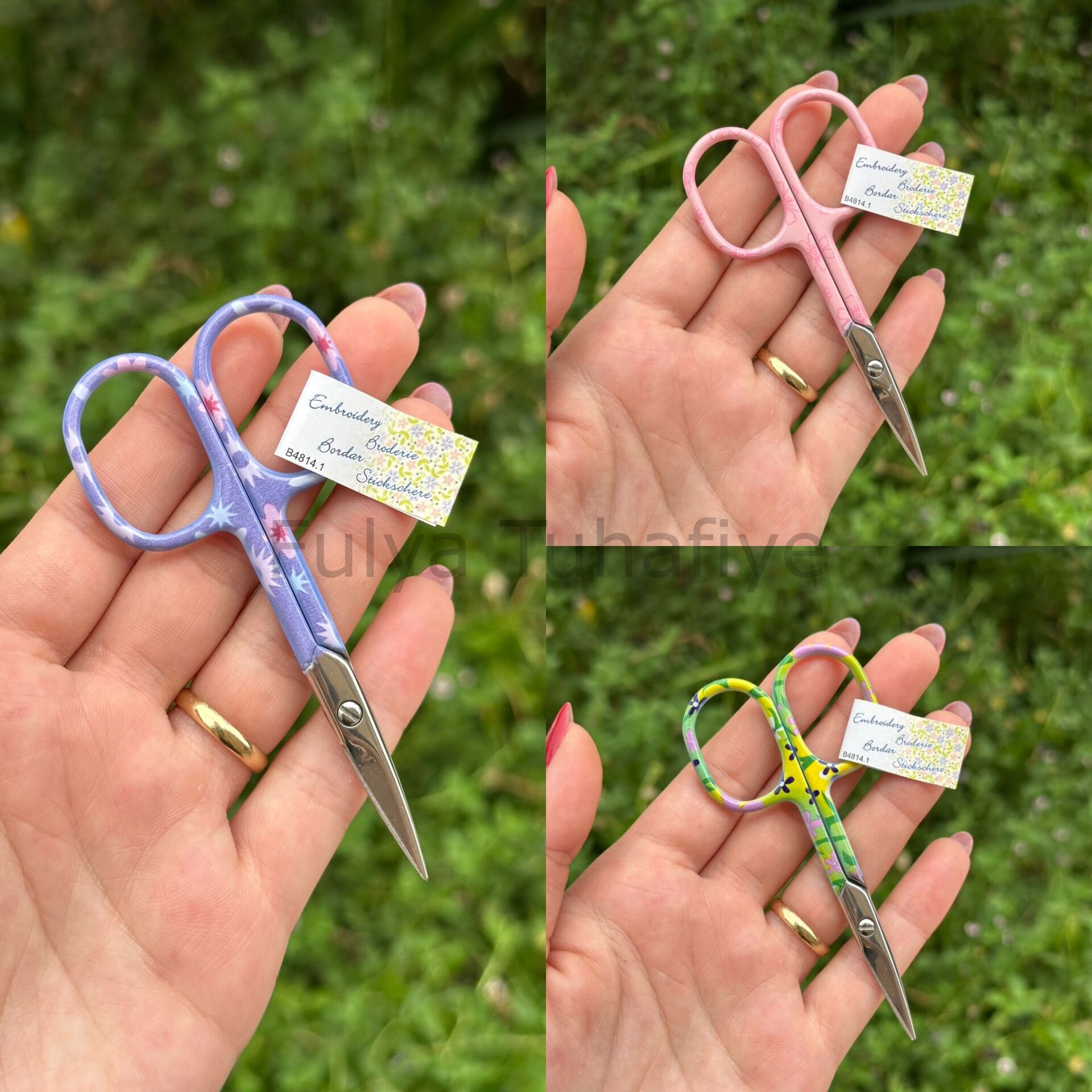 Çiçekli  Mini Makas