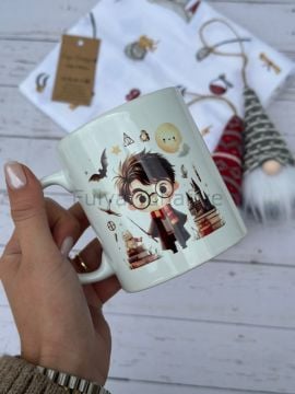 Harry Poter Temalı Baskılı Kahve Kupası Model4