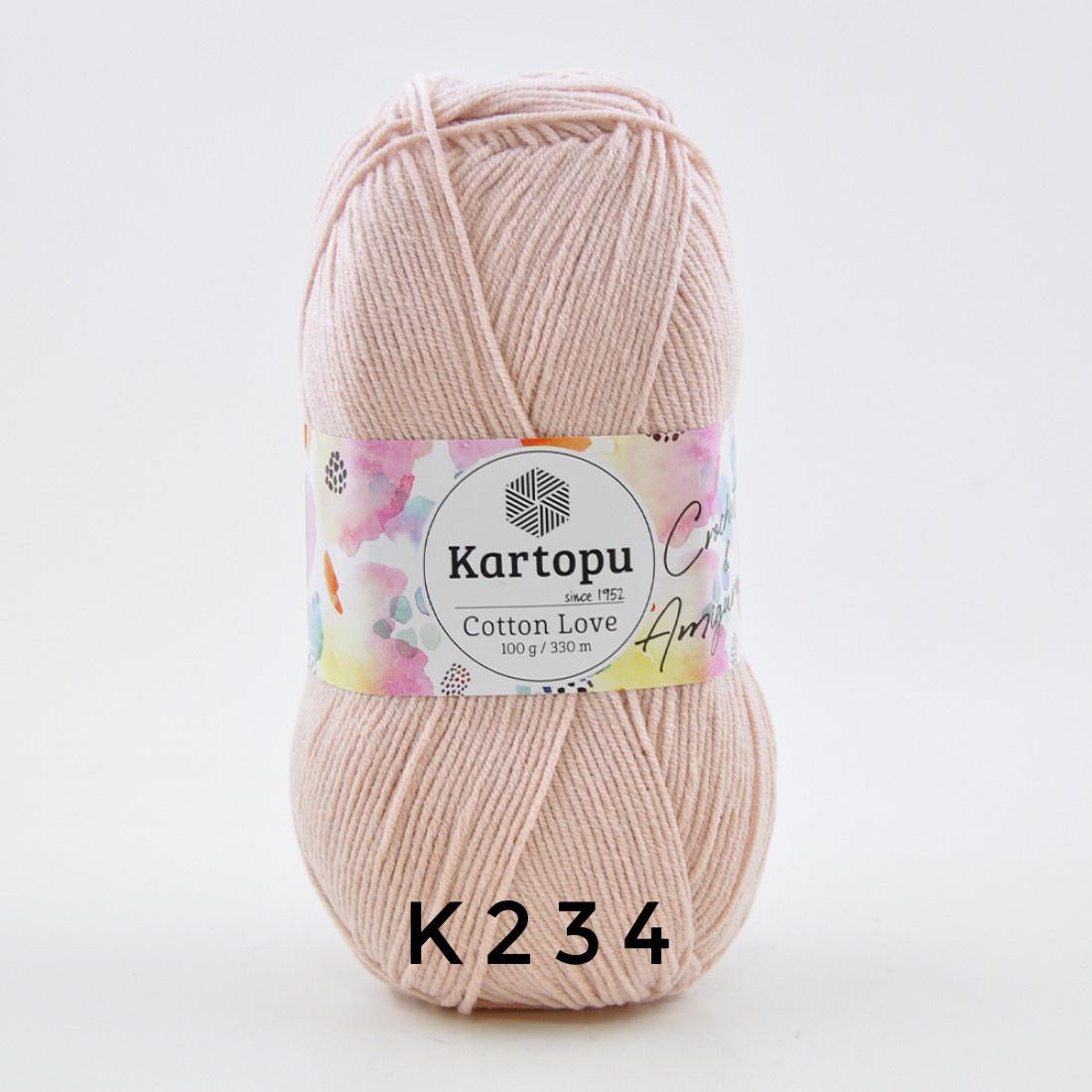 Kartopu Cotton Love K234 TEN RENGİ
