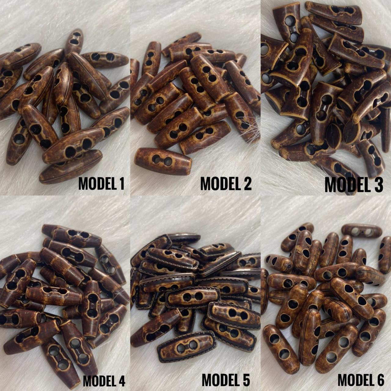 Ahşap 2,5 cm Çoban Düğme
