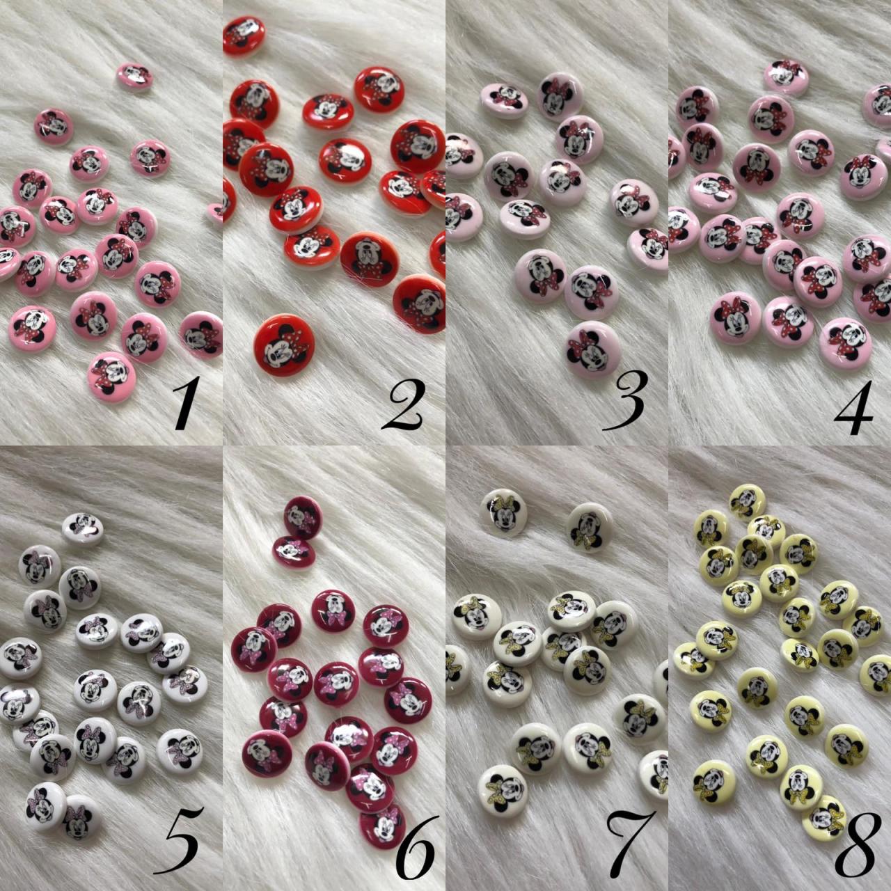 Minnie Mouse Bebe Düğme