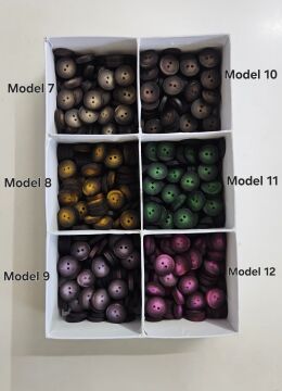 Ombre Efekt Düğme 1.7 cm