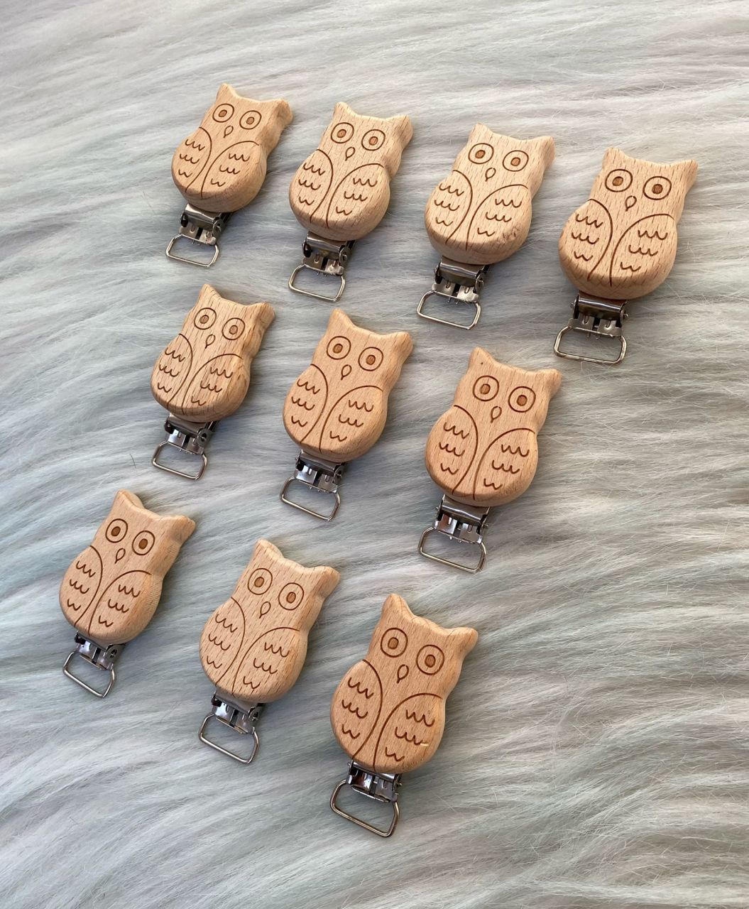 Ahşap Klips Baykuş