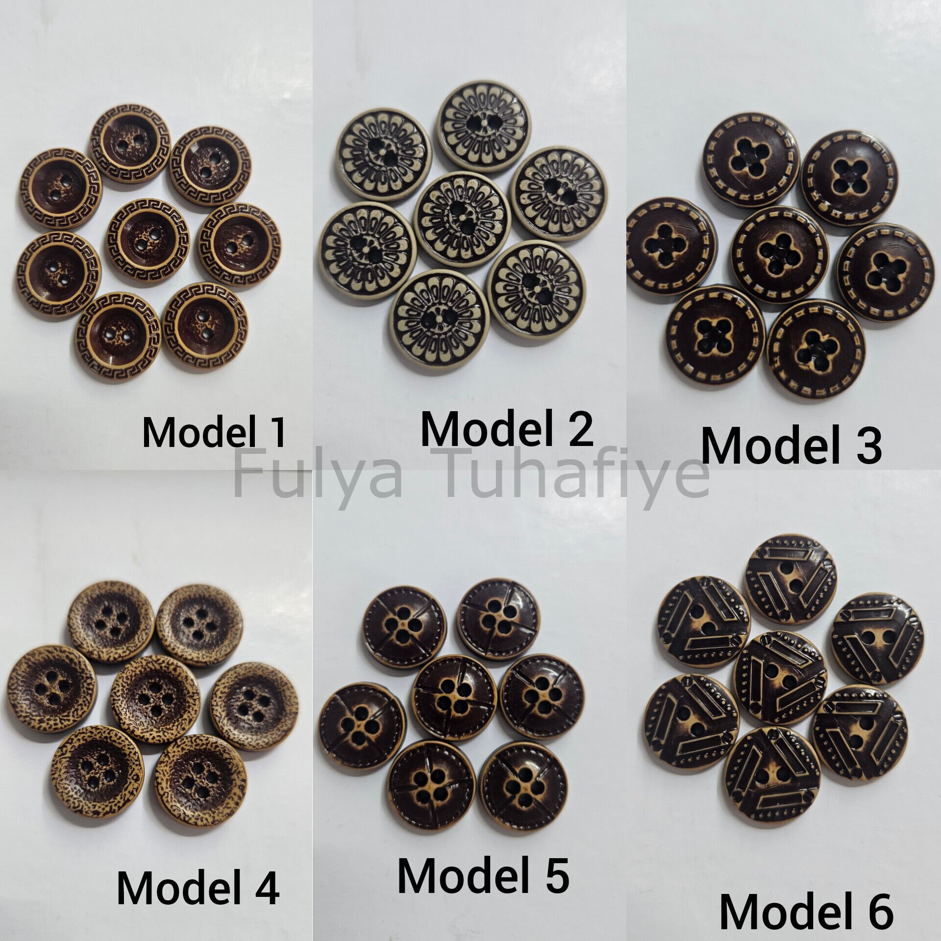 Dekoratif Polyester Düğme 1.80 cm