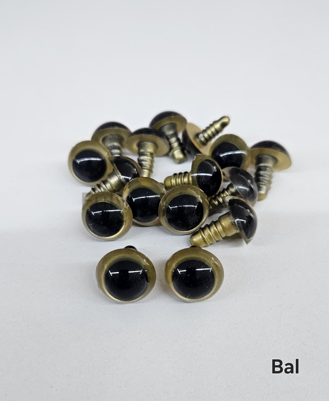 16 mm Renkli İthal Amigurumi Göz Bal