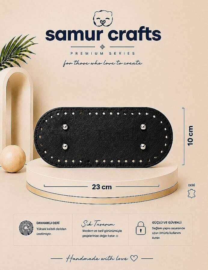 Deri Çanta Tabanı 23x10 cm