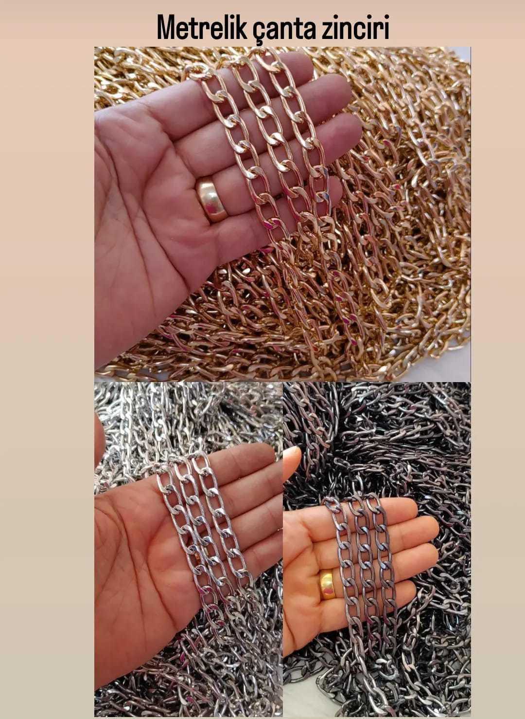 Metrelik Çanta Zinciri