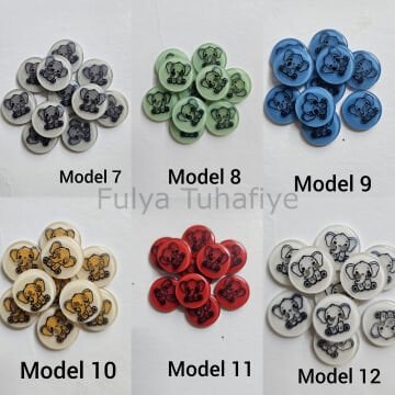 Fil Model Bebe Düğme